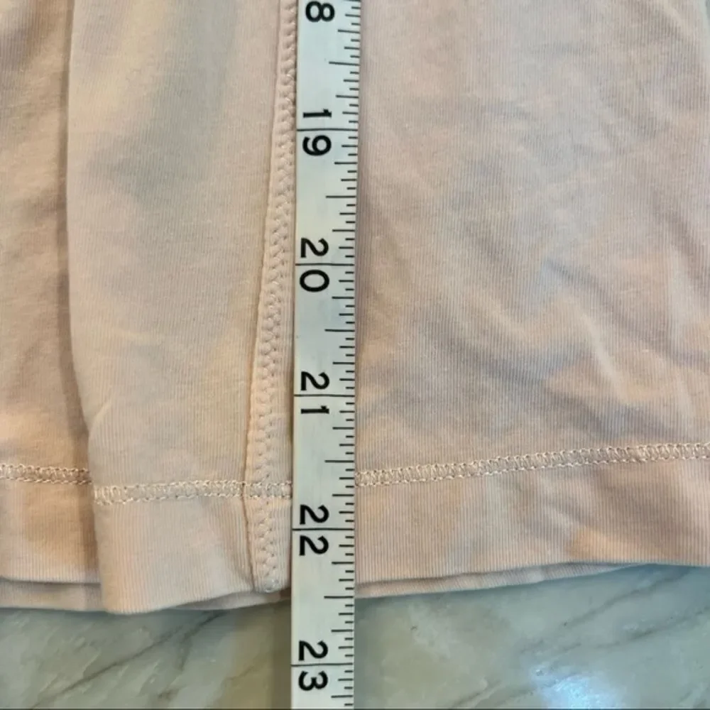 Lululemon light pink bright pink trim Athletic Tank Top Size 6